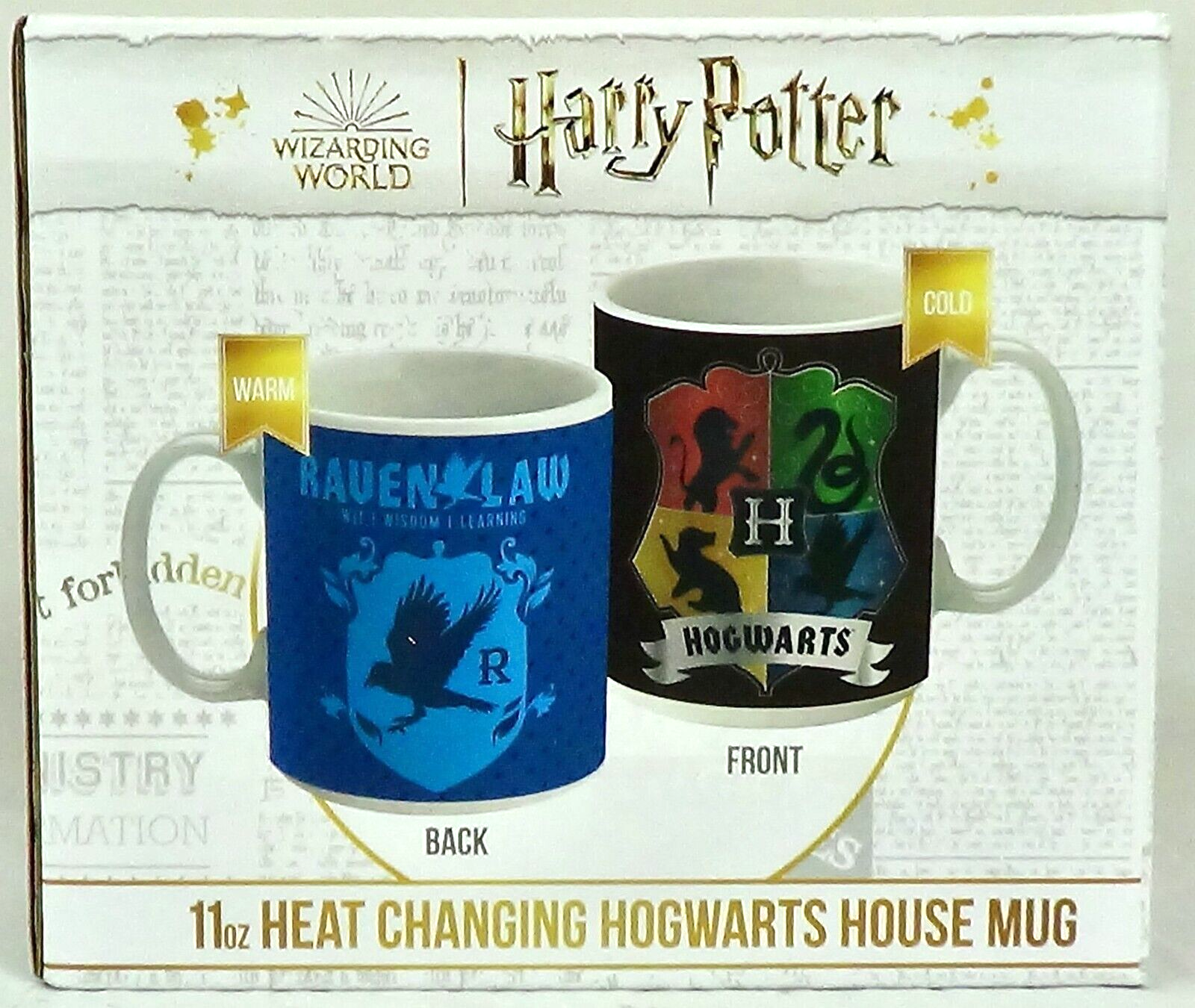 Harry Potter Heat Changing Ravenclaw Hogwarts House Crests Mug Cup Tea Coffee