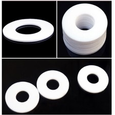 PTFE Flat Washers Sealing Gasket ID 6mm-325mm Shim High Temp / Oil Resistance
