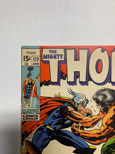Thor #172 (1970): "The Immortal and The Mind-Slave!" Jane Foster Appearance! - Picture 2 of 7
