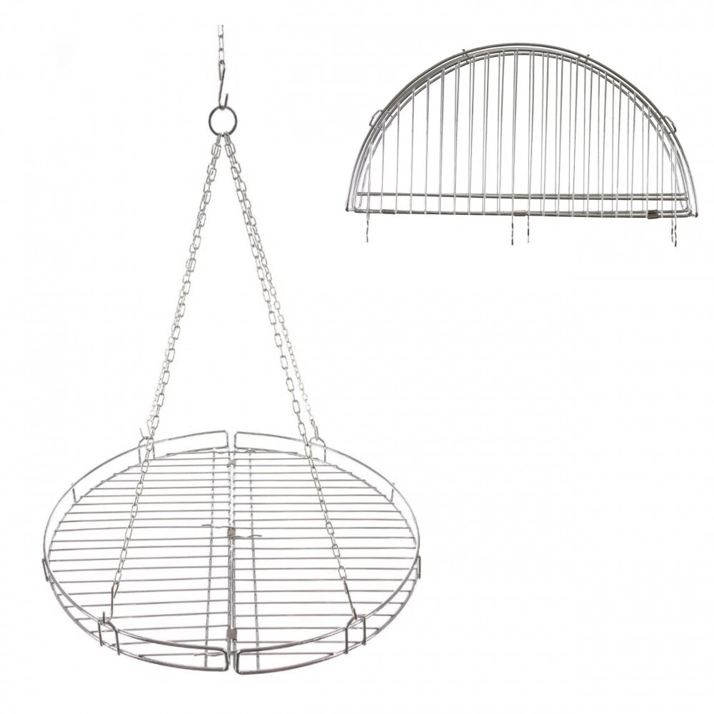 Klappbarer Lagerfeuer Grillrost - Edelstahl Camping Grill Für Outdoor