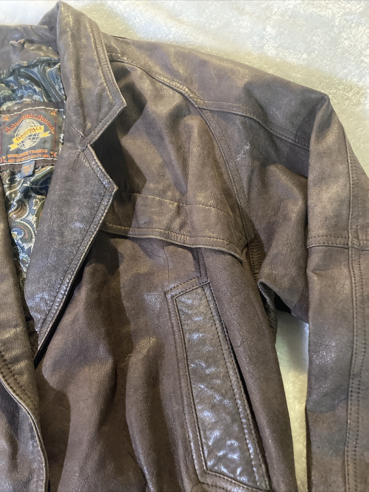 WILSONS Adventure Bound BOMBER JACKET Women’s Med BRO… Gem