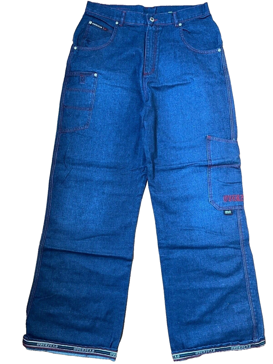 Overzeas jeans vintage baggy 90s hip hop Y2K jnco skater Overzeas jeans vintage baggy 90s hip hop Y2K jnco skater