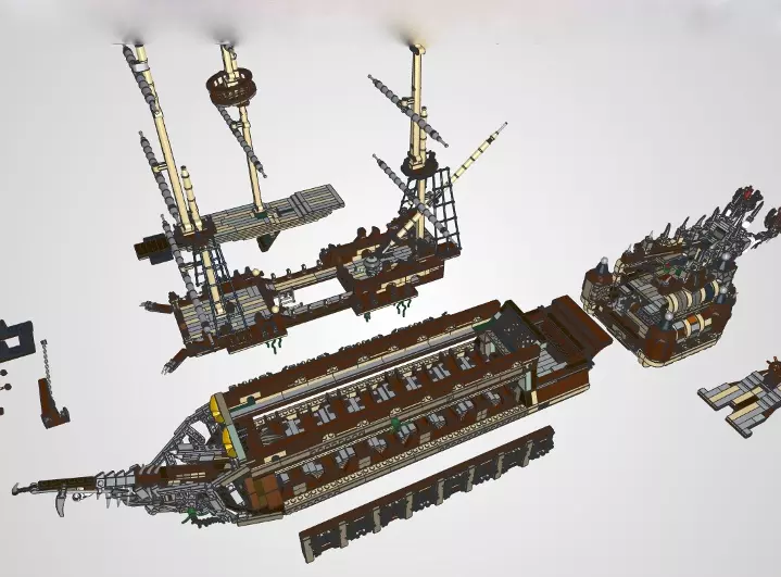Lego flying sale dutchman 6234