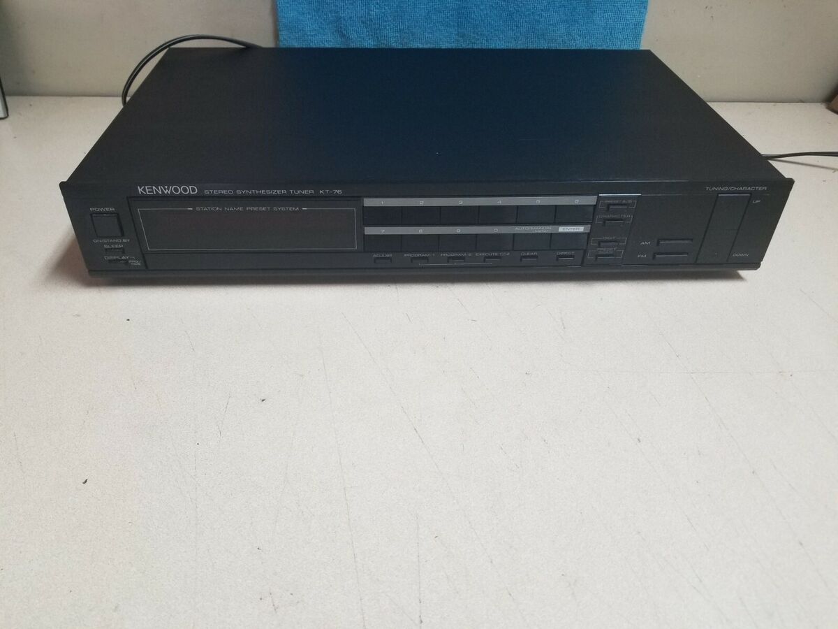 Kenwood KT-76 Stereo Synthesizer Tuner * NEEDS TINKERING