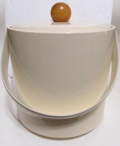 De colección Georges Briard Beige VINILO CUBO DE HIELO Vainilla Color Blanco Acabado Madera EE. UU. - Imagen 13 de 13
