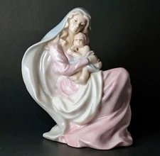 VTG 1997 Valencia Collection Roman Inc. Madonna & Baby Jesus 5 1/2" Figurine