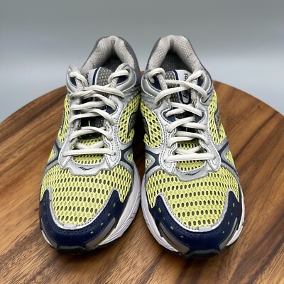 Saucony ProGrid Womens Size 10 Gray Yellow Running Shoes  display picture 2
