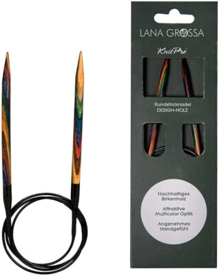 Lana Grossa Knit Pro Rundstricknadel Holz 60cm 2 - 12 mm