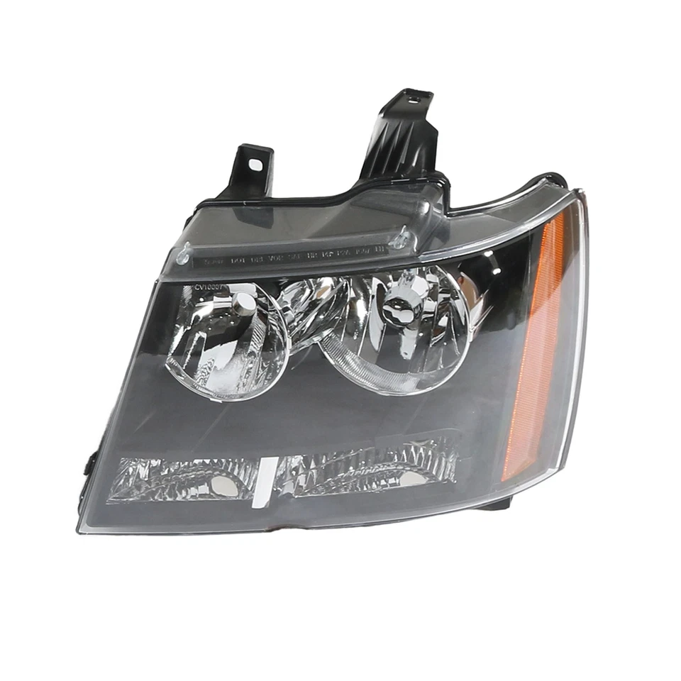 Headlights Black Housing Clear Lens Pair Fit for Chevy Suburban 1500/2500 07-14 Foto 4 de 4