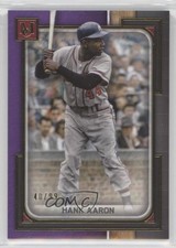 2023 Topps Museum Collection Amethyst 40/99 Hank Aaron #10 HOF
