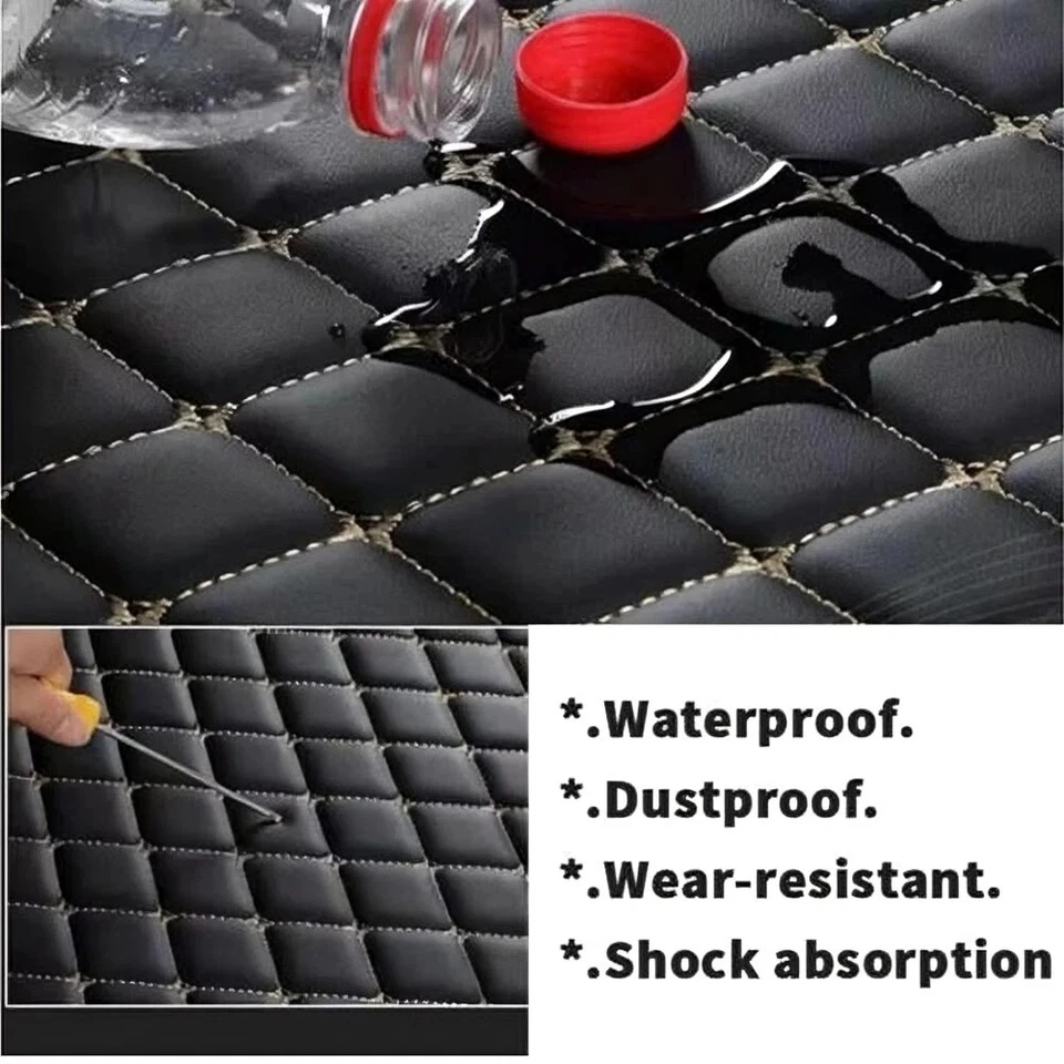 1set Car Floor Mats Fit BMW 5-Series F10/E60/520i/525i/528i/530i/535i Waterproof Foto 3 de 4