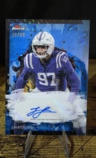 🏈 2024 Topps Finest LAIATU LATU Blue Checkerboard Auto RC /99 #RFA-LL Colts SP