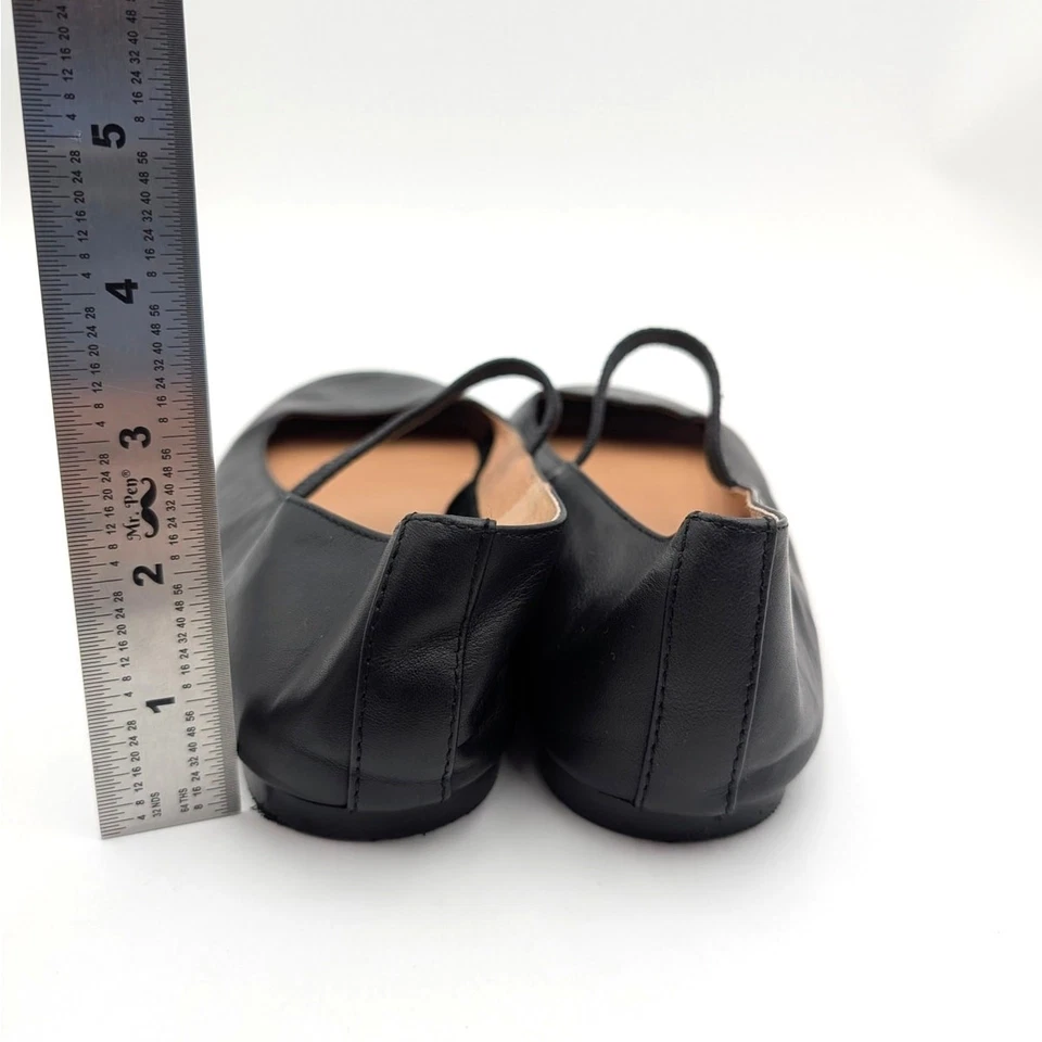 Madewell Грета балет плоский эластичный ремень женщин черный размер US9 EU39,5 - Изображение 4 из 4