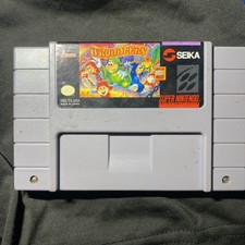 Troddlers - Super Nintendo SNES - Authentic, Working Cartridge!