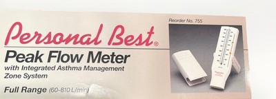 Personal Best Full Range Peak Flow Meter New 