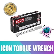 ICON 3/8 in. Drive, 40 to 200 in-lb Professional Compact Click Torque Wrench