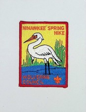 Ninawkee Spring Hike Scout Patch Wolverine Council