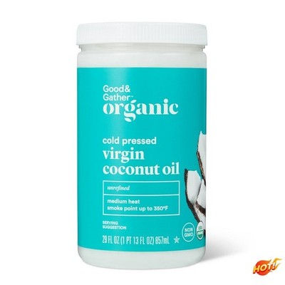 Organic Unrefined Cold Pressed Virgin Coconut Oil - 29oz