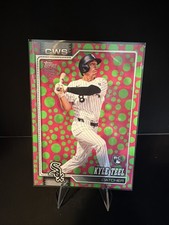 Topps Series 1 2026 Kyle Teel RC Green & Pink Polka Dots Parallel #201 White Sox