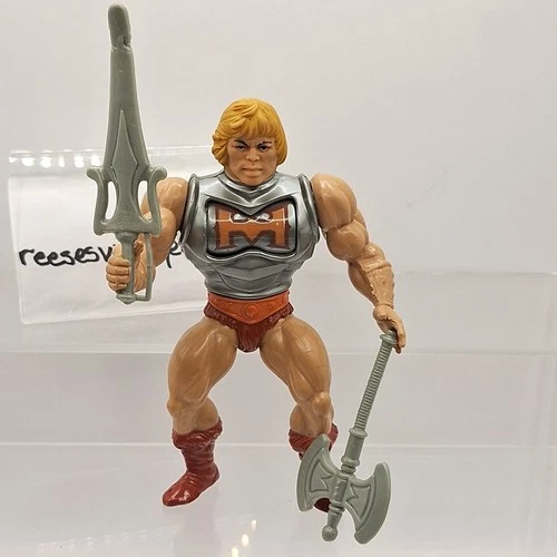 Vtg BATTLE ARMOR HE-MAN Motu Masters Of The Universe Original Action Figure AU