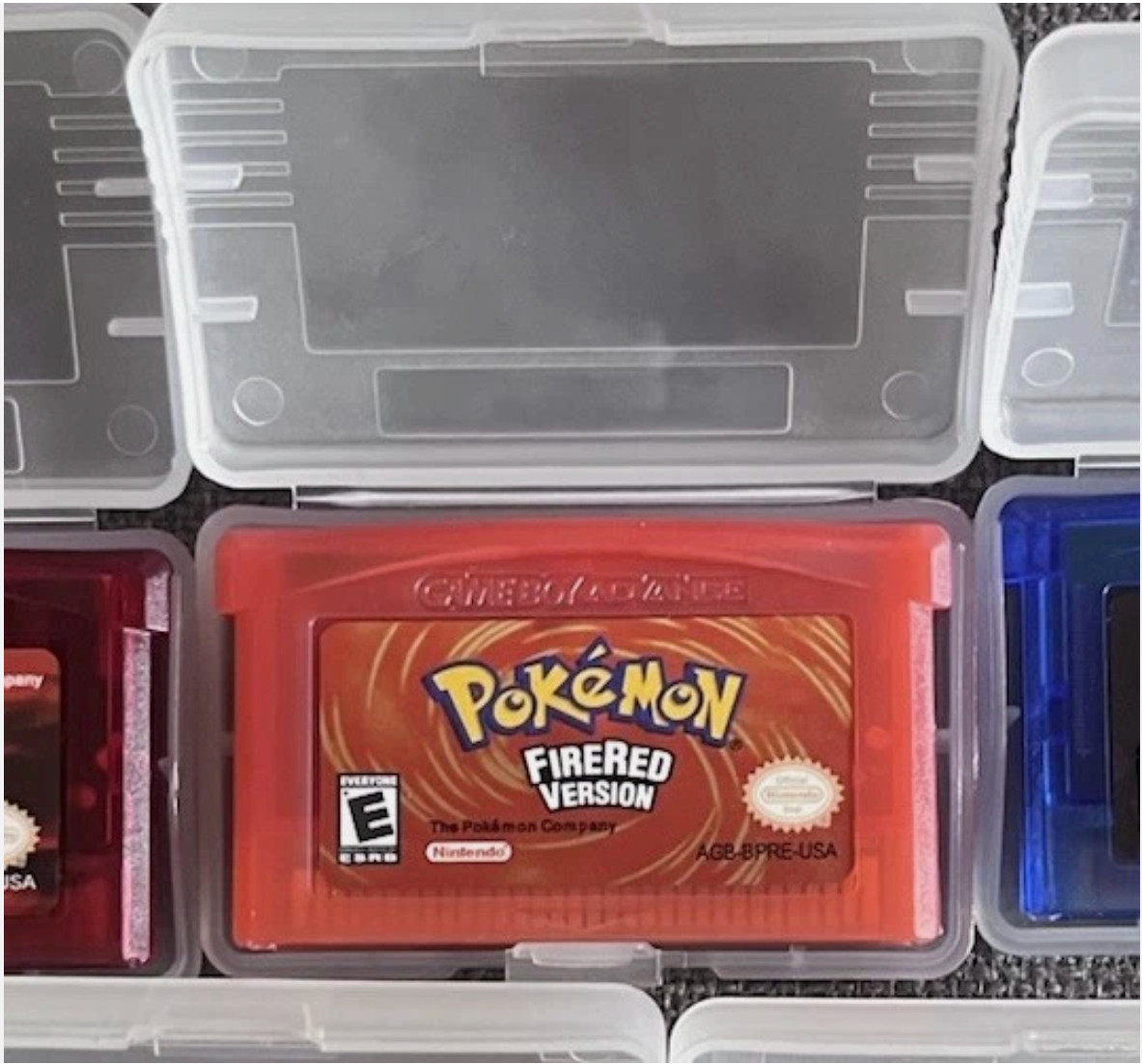 Pokémon Fire Red Game Boy Advance Cartridge In Case