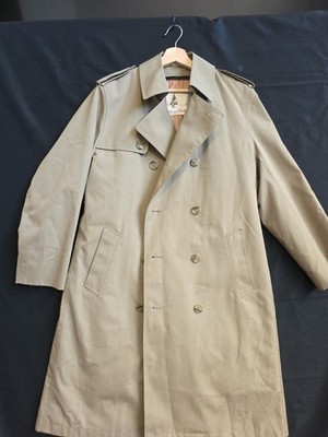 Vintage Misty Harbor Beige Trench Coat Women's 38 Reg 1980 Retro Look