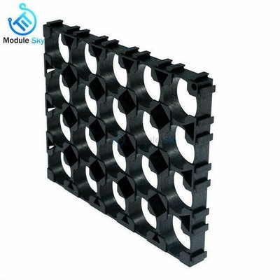 100 Stck. 4x5 Zellen Abstandhalter 18650 Akku Strahler Shell Pack Kunststoff Wärme Halter