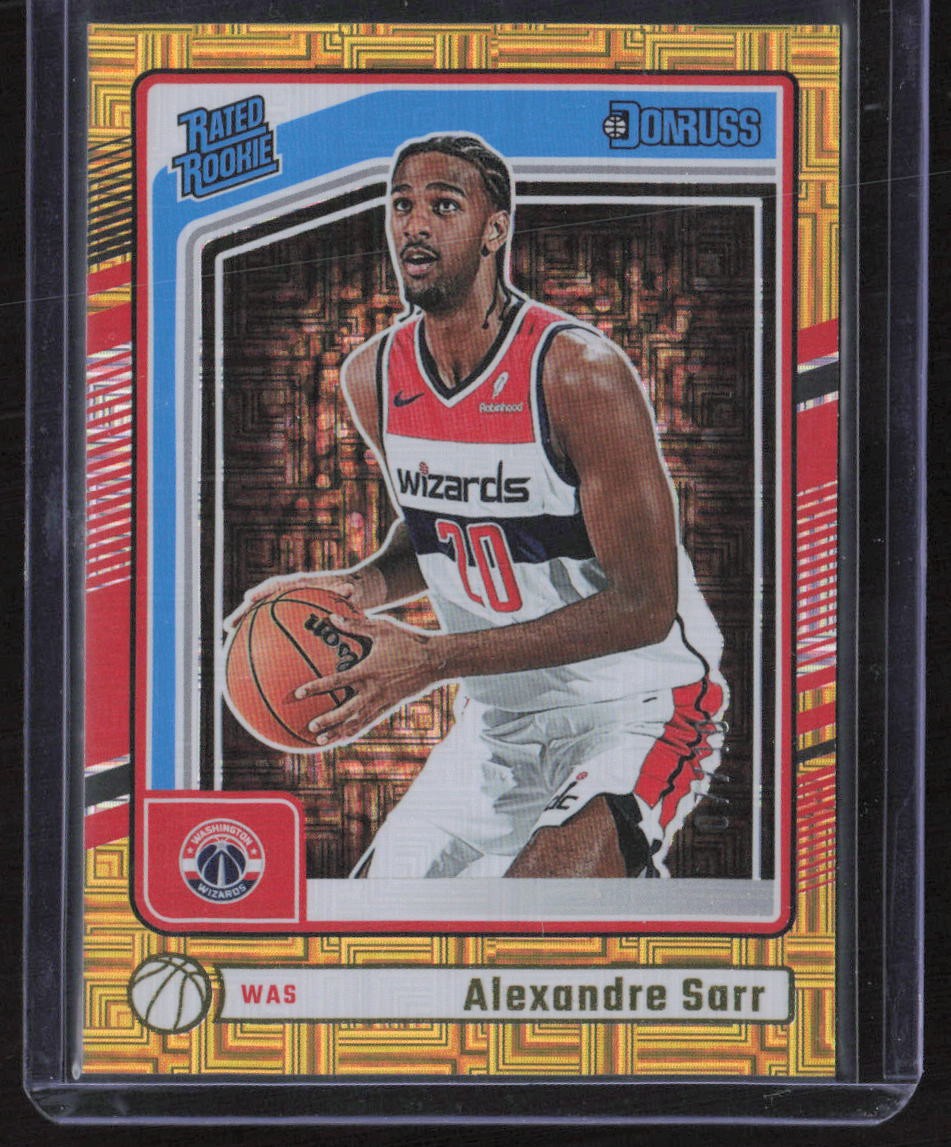 2024-25 Donruss #215 Alexandre Sarr Choice Gold #/10