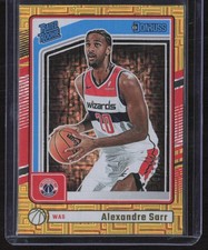 2024-25 Donruss 215 Alexandre Sarr Choice Gold 10