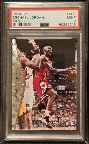1994 SP Michael Jordan SILVER #MJ1 "He's Back!" PSA 9 MINT 