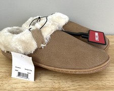 Minnetonka Slippers Clogs Carolyn Camp Leather size 8 NEW