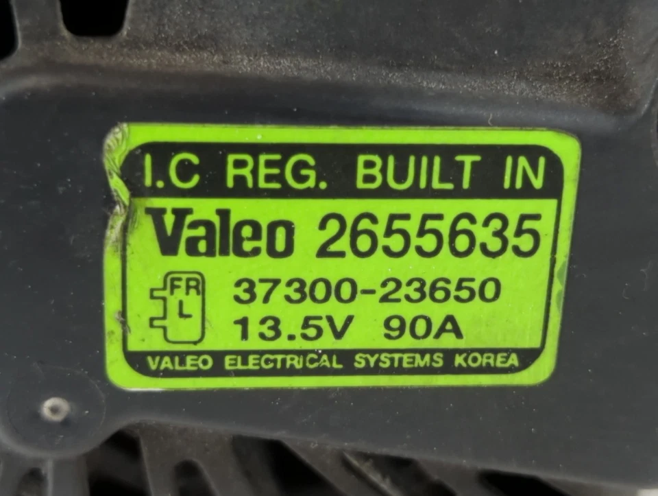 2007-2009 Kia Spectra alternador gerador conjunto de carregamento motor fabricante de equipamento original NUKUE - Imagem 2 de 4