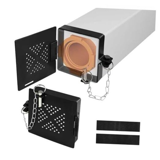 2 Pack RV Bumper End Cap, Sewer Hose Storage Cover with Vent Holes, Fits 