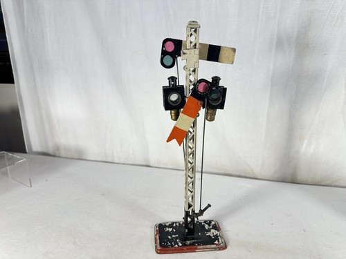 Nice Bing Original Prewar Gauge 1 Double Arm Semaphore