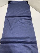 Hickey Freeman Mens Soft Cashmere Fringe Long Neck Scarf Navy