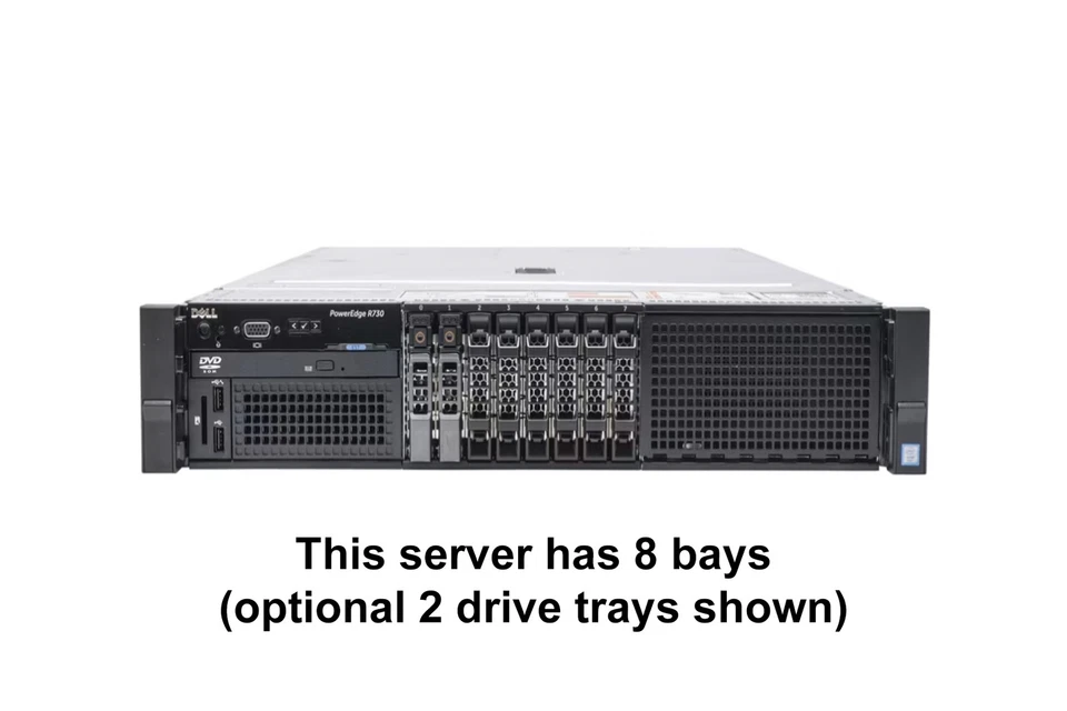 Сервер Dell PowerEdge R730 2x E5-2660 V4 = 28 ядер | H730 | 32 ГБ RAM | 2 лотка - Изображение 3 из 4
