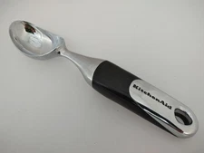 KITCHENAID Euro Black  Silver Ice Cream Scoop
