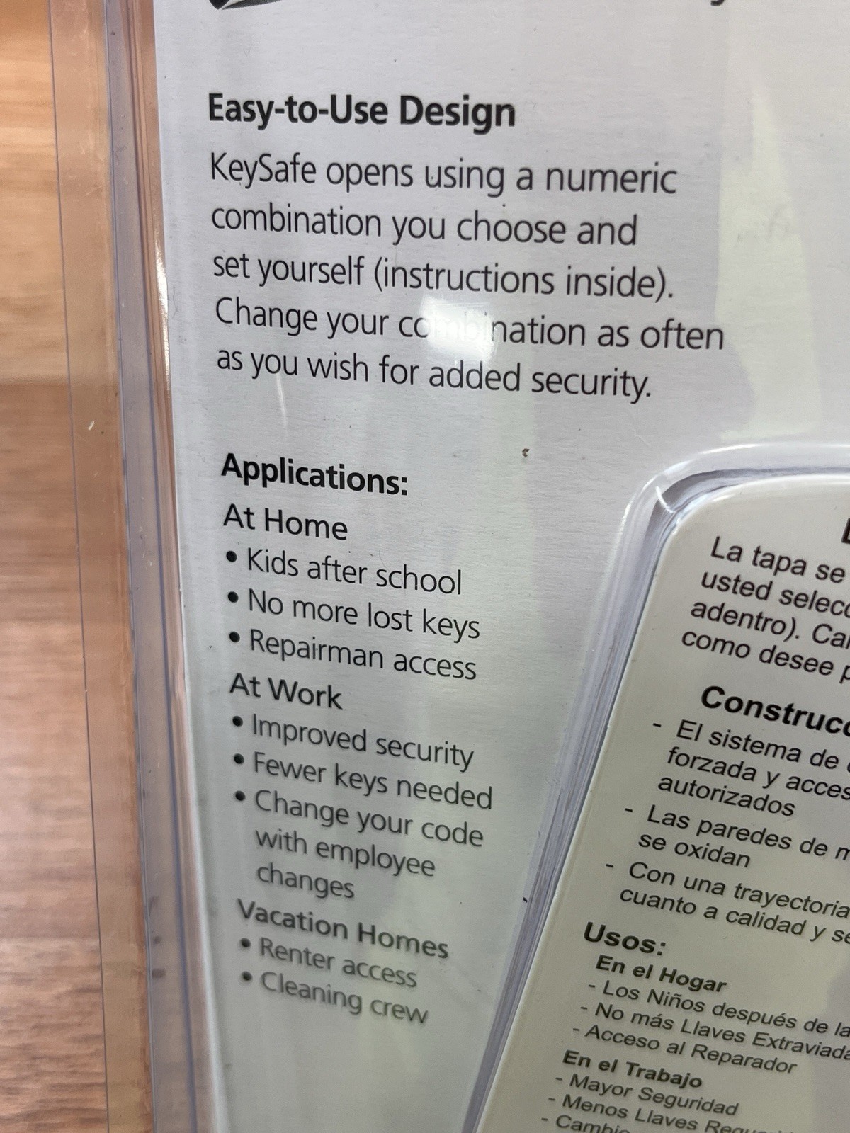 Kidde Key Safe Lock Box Holds 2 Keys Mounted w/ Pushbutton Combo Lock White NEW