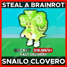   SNAILO CLOVERO   STEAL A BRAINROT   FAST  EASY DELIVERY    18.5M/S