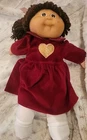 Vintage 1982 Cabbage Patch Kids Doll Brown Hair Brown Eyes Coleco Original