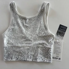 Lululemon Power Pivot Tank Thread Dye TRD6 White Grey Women's Size 4