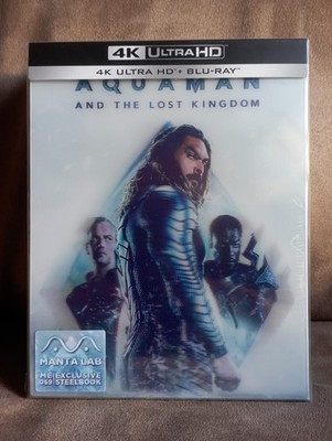 Aquaman and The Lost Kingdom Steelbook Double Lenticular Full Slip-B Manta Lab