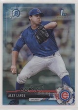 2017 Bowman Draft Chrome Sky Blue Refractor 16/399 Alex Lange #BDC-32 s3g