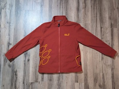 Jack Wolfskin Fleecejacke Kinder Gr. 152 Terracotta