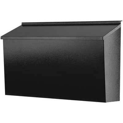 Large Capacity Wall-Mount Mailbox, Black