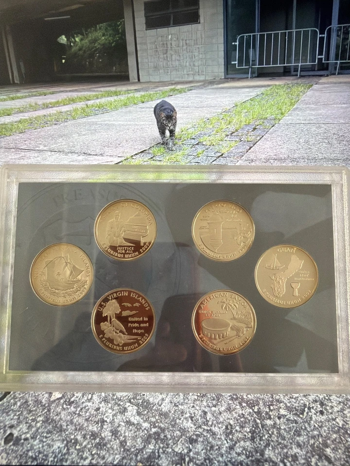 2009 DC and U.S. Territory proof silver quarter set! - Image 2 of 2