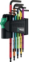 Wera Torx BO WinkelschlüSselsatz Multicolour Blacklaser 967 SPKL/9