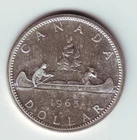 Canada Silver Dollar 1965,2
