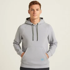 Janji Circuit Knit Hoodie – Gray – Men’s XXS
