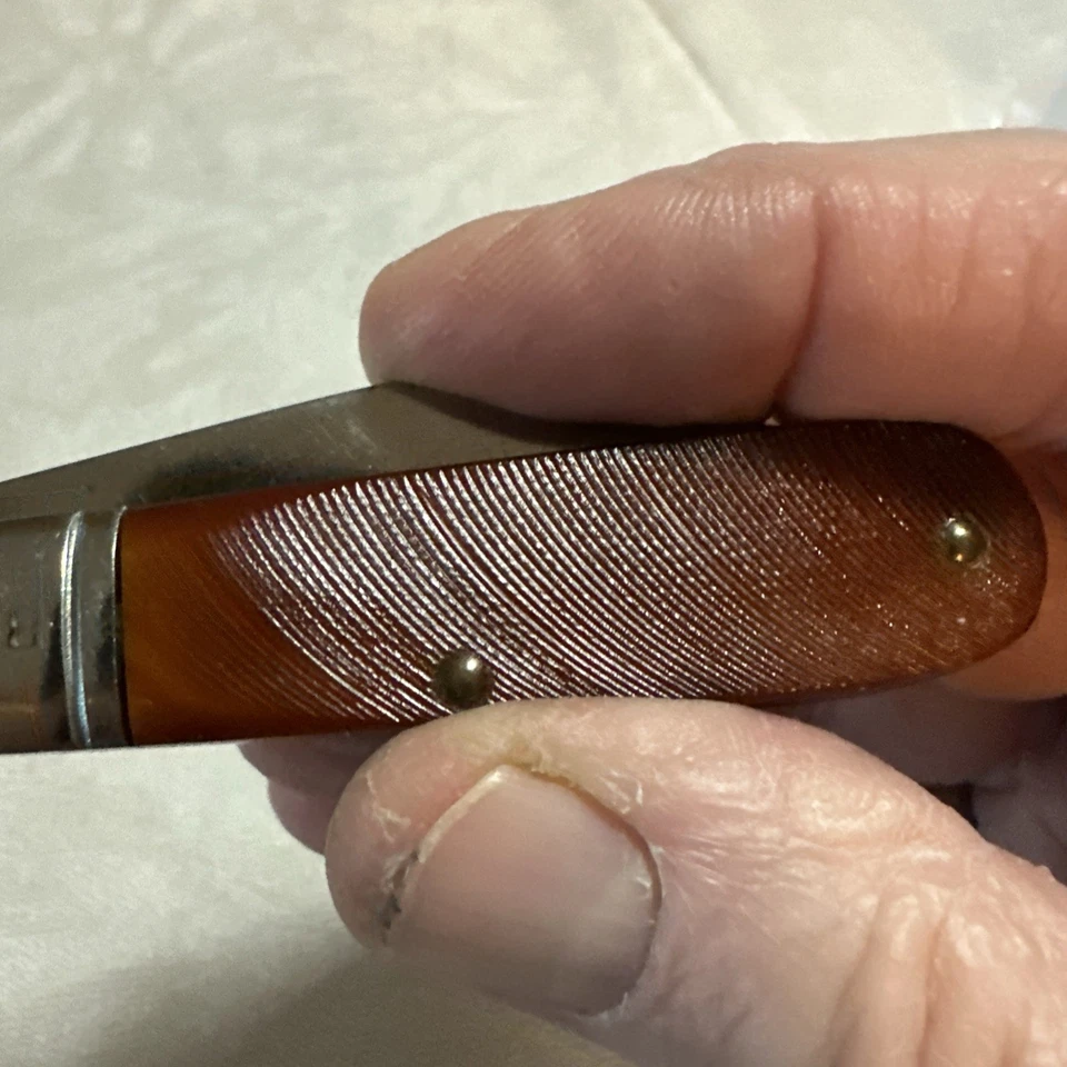 复古 Camillus 美国纽约 #51 巴洛刀 1970 - 80 年代未使用近乎完好 — 第 2/4 张图片